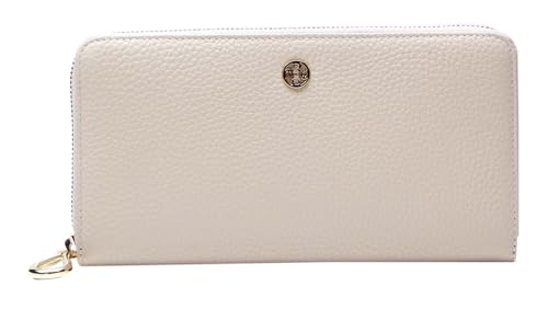Porte-monnaie Alexandria Wallet Beige Esquire en cuir chic