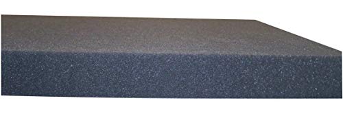 Berger & Schröter 60567 Schaumstoffzuschnitt, Schwarz, 300 x 300 x 10 mm (Packung mit 2)