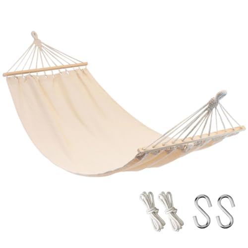 Linxor - Toile de hamac 2 Personnes 150 x 270 cm avec système d'attache - Plusieurs Coloris Disponibles