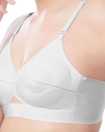 Image of Brida Kavya Xtra Soft Cotton Round Stitch Bra for Women | Full Coverage | Non-Padded | Wireless | Double Layer Saree Bra | Daily Use Combo Color May Vary