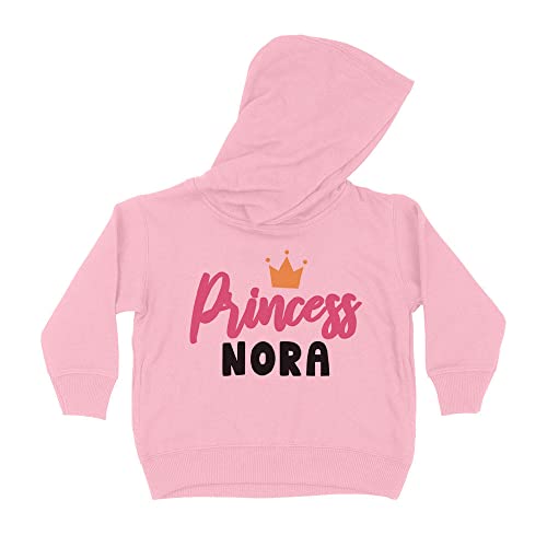 Princess Nora Kids Hoodie Sweatshirt Toddler 5T Light Pink