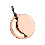  URBAN ZWEIRAD Fahrradklingel/Fahrrad Glocke Big Mama (groß), Klingel für Hollandrad oder Damenfahrrad (roségold (metallic))