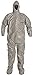 DuPont - Tychem F Coveralls With Attached Respirator Fit Hood,Boots And Elastic Face/Wrists - Small