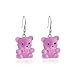Boucles d'oreilles mignonnes ours en peluche avec petits animaux Boucles d'oreilles pendantes douces