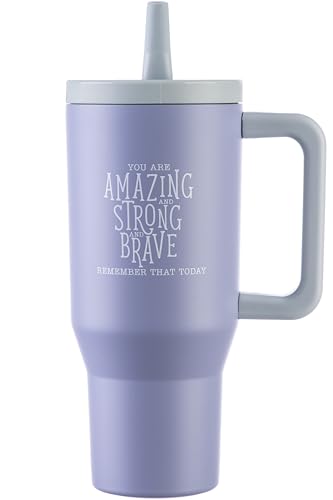 DIVERSEBEE 30 oz Insulated Stainless Steel Tumbler with Lid, Inspirational Birthday Thank You Gifts for Women, Mom, Wife, Girlfriend, Teacher, Her, Nurses, Best Friend, Travel Mug (Cloud)