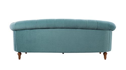 Jennifer Taylor Home La Rosa Sofa, Arctic Blue #TOP4