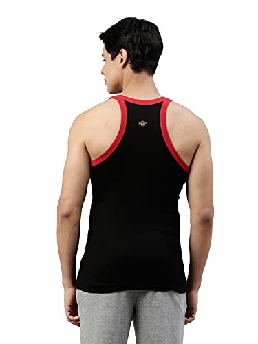 Image of Dixcy Scott Originals Men 100% Combed Cotton Racerback Gym Vest (Pack of 2)