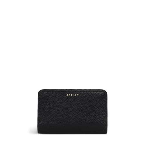 RADLEY London Elm Avenue Women's Leather Medium Bifold Purse, Black
