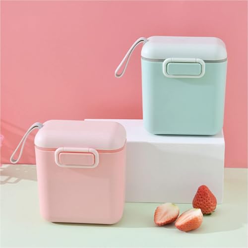 Milchpulver Portionierer Baby,Milch Pulver Spender,Säuglingsnahrung Kasten,Milchpulver Aufbewahrungsbox,Tragbarer Milchpulver Behälter,Milchpulver Box(BPA-frei)