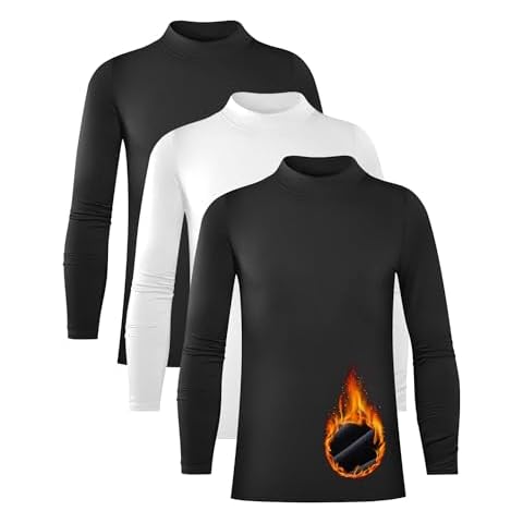 Rolimaka Boys' Girls' Thermal Compression Shirt Cover