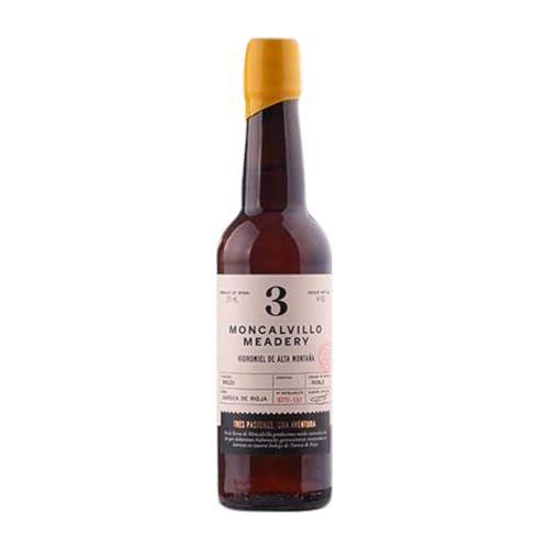 Licor de hierbas Moncalvillo Meadery Hidromiel 3 Miel Seca Alta Montaña Media Botella 37 cl
