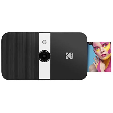 KODAK Smile Digital Sofortbildkamera mit 2x3 ZINK Drucker - HD-Qualität - 10MP, LCD Display, Micro SD Kartenleser & Autofokus Cover