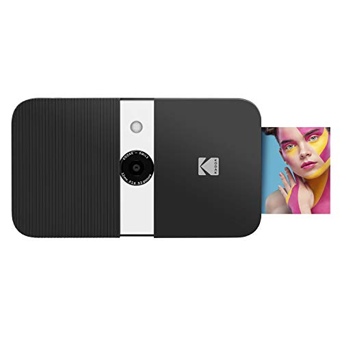 KODAK Smile Instant Print Digital Camera – Slide-Open 10MP Camera w/2x3 Zink Printer (Black/ White) #1