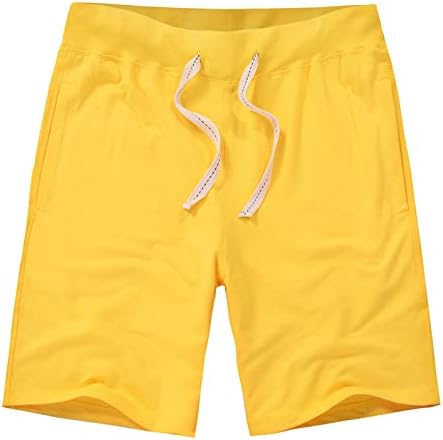 AMY COULEE Men's Casual Classic Short (2XL, Yellow)