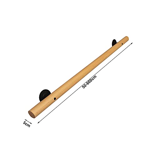 Garde-corps de protection en bois noble rampe d'escalier murale de loft - 6