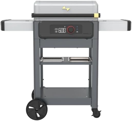 Model G Smart Electric Griddle, Flat Top, Moon Dust | Apartment-Friendly and Weather-Resistant; App-Connected Control from 200°F to 600°F for BBQs, Searing and Roasting.