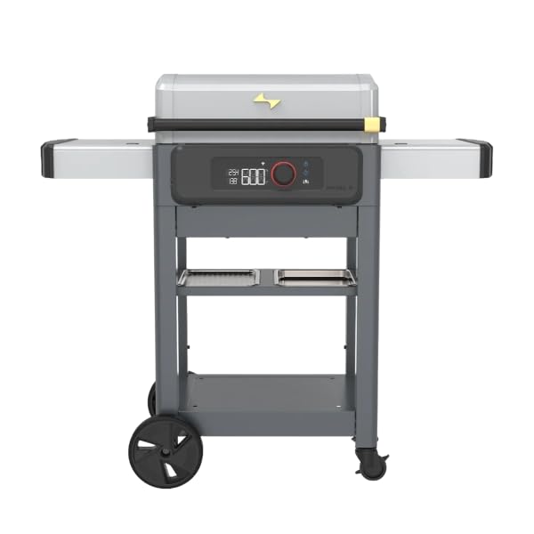 Current® Model G Griddle, Smart Electric Outdoor Flat Top BBQ Grill with 200°F to 600°F Range for Searing & Roasting, Digital Precision, Apartment-Friendly & Weather-Resistant, Moon Dust