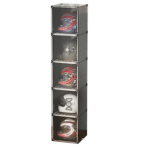 Acrylic Motorcycle Helmet Display Case - Protective Storage Cabinet for Collectible Helmets, Dustproof Showcase for Displaying and Preserving Motorcycle Gear