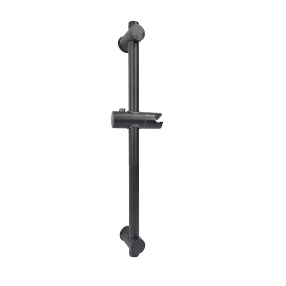 Buy Drenky Black Shower Riser Rail 304 Stainless Steel Brushed Slider Bar with Height and Angle