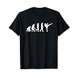 Funny Human Ape Gorilla Evolution 空手 ボクシング キックボクシング Tシャツ