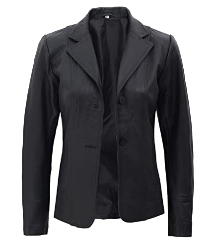 Image of Women Leather Jacket - Genuine Lambskin Leather Jacket for Womens