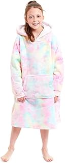 Daisy Dreamer Kids Hoodie Blanket Oversized Ultra Plush Girls Sherpa Giant Big Hooded Sweatshirt