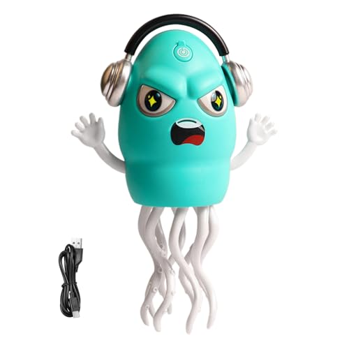 TYUKXJH Calamar Bailarín - Pulpo Reptador Evita Obstáculos | Juguete Musical con Luz Recargable para Bebés Niños Cumpleaños Navidad Juego Gateo Baile