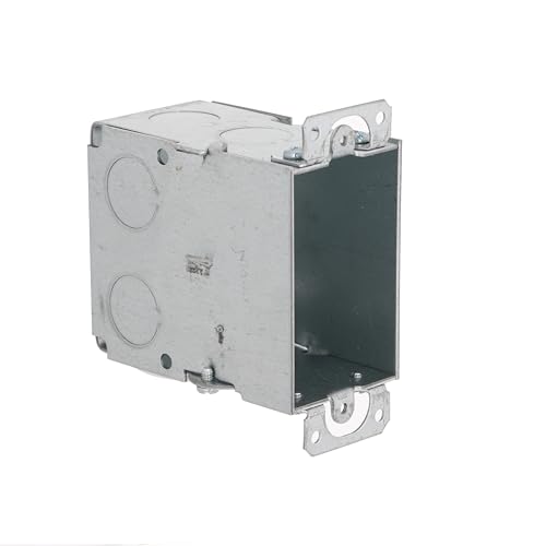 Hubbell-Raco 590 Switch Box with Plaster Ears, 3-1/2