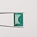 AAA+ Zambian Green Emerald Gemstone Beads 12.95 ct Emerald Cut Facted for Gift