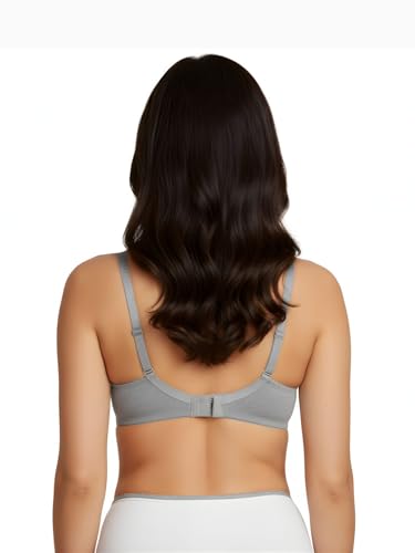 Image of Saforia Cuddlecot Cotton Padded T-Shirt Bra for Women | Wire-Free Full Coverage Bra | Breathable Soft Cotton Everyday Bra | Seamless Comfort Innerwear