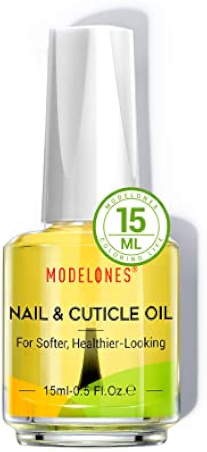 modelones Cuticle Oil, 15ml Nail & Cuticle Care Strengthener Oil Vitamin E + B Fragrance-Free Cuticle Revitalizing Oil for Nail Growth and Gel Nail Polish