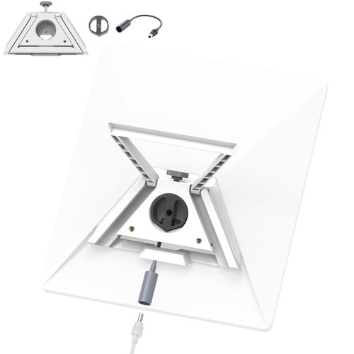 Image of 3-in-1 Mount for Starlink Mini with DC Extension Cable 18CM, Replacement Kickstand with 1 /4 inch Tripod Adapter Supports 110 Flat-Surface Angle,Pipe,Tripod and Clamps Mount,Outdoor Camping