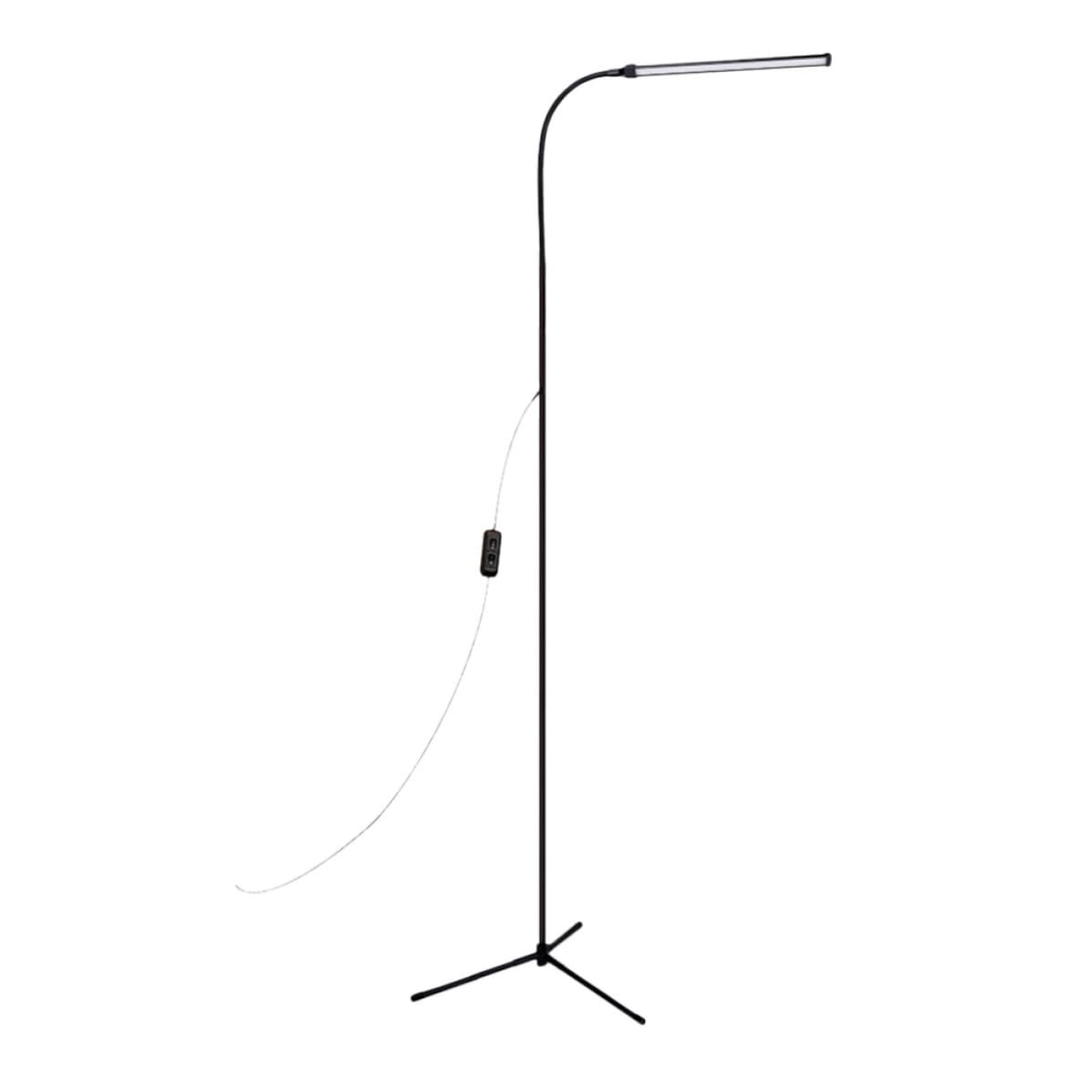Lámpara de Lectura LED Regulable con Clip, Negra, 1 Juego | Cuello de Cisne Flexible, Luz sin Reflejos, Aluminio E Hierro, Uso de Escritorio y Cama