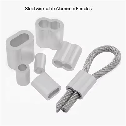 Manchon de sertissage M2 en aluminium haute densité pour câble d'acier de précision