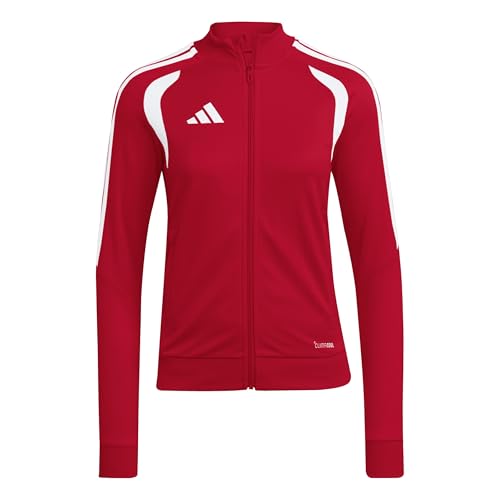 Veste de training adidas Tiro26 League rouge et blanche pour femme en taille XL
