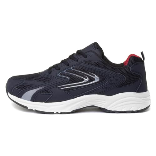 XL Mens Navy Lace Up Trainer - Size 10 UK - Blue