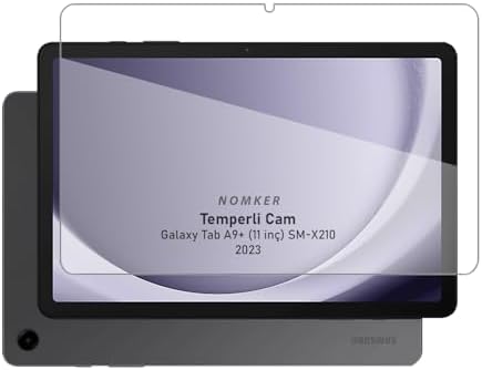 Nomker Samsung Galaxy Tab A9 + Plus 11 inç Uyumlu Temperli Ekran Koruyucu Kırılmaz Cam X210 X215 X217 - Görsel 1