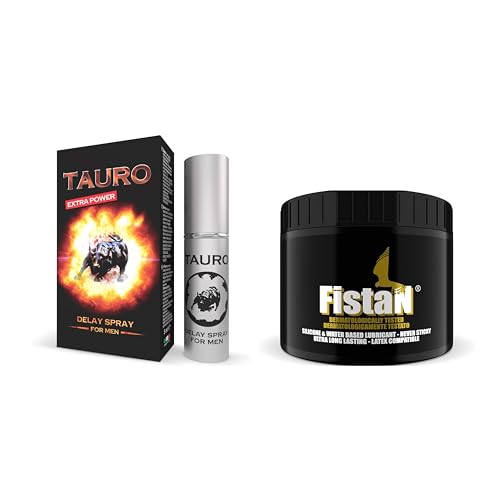 Intimateline Retardante Tauro - 5 ml y lubricante Fistan 150 ml látex compatible
