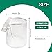 HashBags，Reusable Micron Filter ZipperBags, 2-Gallon Mesh FilterBags, 220 Micron All Mesh FilterZipperBags, Brew Bags Reusable 2 Gallon (4)