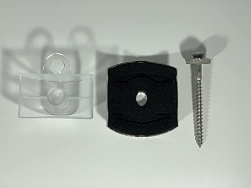 Set aus je 100 Stück Kalotten & Abstandhalter & Spengler-Schrauben TX20 EPDM-Dichtscheiben 4,5x45mm für Trapez-Sinus… – Bild 3