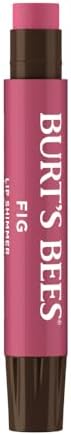 Burt's Bees Lip Balm, Moisturizing Lip Shimmer for Women, for All Day Hydration, with Vitamin E & Coconut Oil, 100% Natural, Fig, 0.09 Ounce
