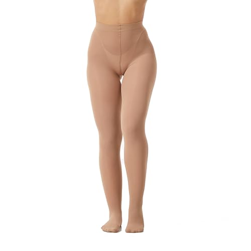 Image of Frola Semi Opaque Tights for Women 40 Denier Matte Solid Color Pantyhose Soft Stockings Nylons Under Dress