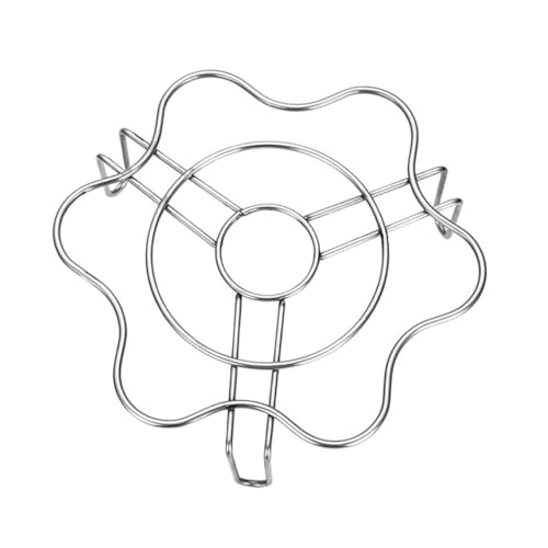DEARMAMY Support Vapeur Inoxydable Résistant Chaleur pour Cuisson Vapeur Multifonction Électrique et Cuit Œufs Accessoire Pratique pour Cuisine