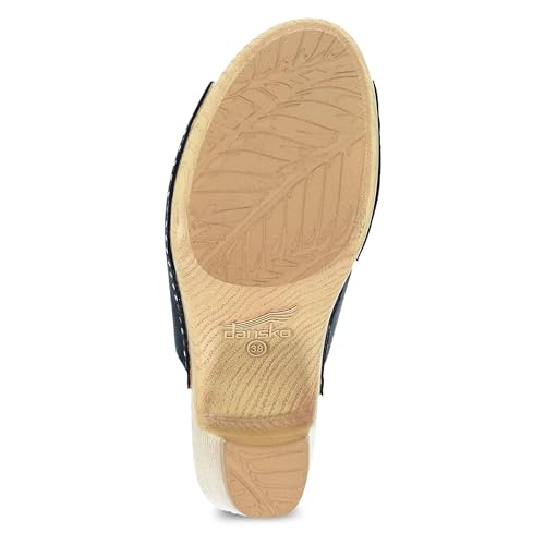 Image of Dansko Tandi Peep Toe Sandal for Women - Soft Leather Treated with Scotchgard for Stain Resistance - Cushioned, Contoured Footbed for All-Day Comfort