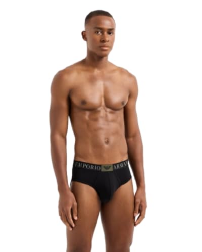 Emporio Armani Men's Box Eagle Stretch Cotton Brief