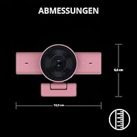 Razer Kiyo V2 X - Full-HD-Webcam 1080p, 60 FPS für Creators - Autofokus - Weitwinkel-Objektiv - Integriertes Mikrofon -Kompatibel zu Open Broadcaster Software OBS und Xsplit | Quartz – Ansicht 9