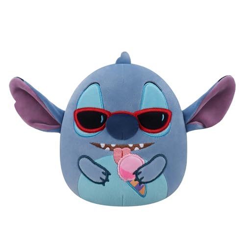 Stitch Squishmallows peluche 25cm idéale pour décorer une chambre