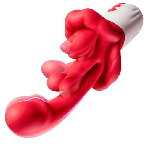 ChicLSQ 4-in-1 G-Punkt Vibrator mit Heizfunktion – 5 rhythmische Schwingmodi & 10 Vibrationsstufen für Klitorisstimulation, ergonomisches Sexspielzeug für Frauen, wiederaufladbar & wasserdicht