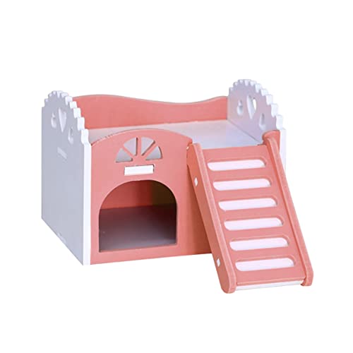 LEDMOMO ハムスターの家 砂 動物 ねずみ モルモットの檻 注ぐ 穴を掘る 豚 hamster ハムスター ハシゴ to-y ドワーフハムスターハウス ハムスターの生息地 木製