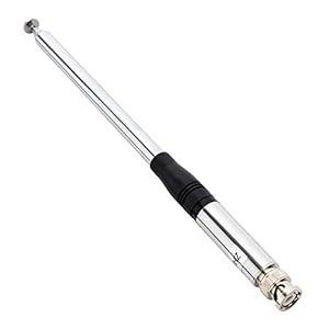 HYS 27Mhz Antenna 9-Inch to 51-inch Telescopic/Rod HT Antennas for CB Handheld/Portable Radio with BNC Connector…